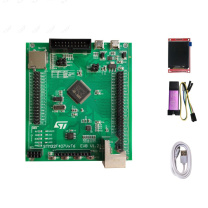 迈恻亦 套装 STM32F407VET6 +LAN8720A以太网/WIFI/USB/液晶开发板学习板开票咏 主板+显示屏+ST-LINKV2+数据线