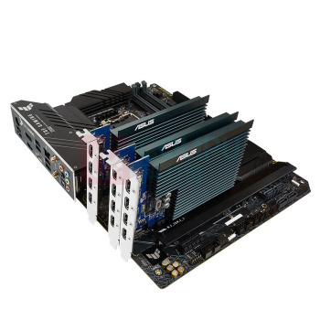 华硕 ASUS 显卡 GT730-4H-SL-2GD5 2G 4个HDMI接口多屏显示