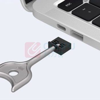 维智控 usb安全锁 usb防尘塞 10个+1把钥匙 (黑色) 可拆卸