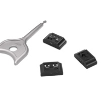 维智控 HDMI防尘塞 HDMI端口锁 10个+1把钥匙 (黑色)
