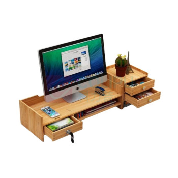 BLKE 电脑显示器增高架 BL-92815 66*20*16.5cm (浅棕色)
