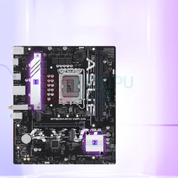 华硕 ASUS B760M-AYW WIFI D4哎呦喂主板677F (IntelB760/LGA1700) 支持CPU13600KF/13400F