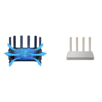 华三 无线路由器 NX54 5400M 51~80终端 Wi-Fi 6 3个 电口 千兆网口 1个 电口 千兆网口 非模块化 家用级 支持防火墙 1个/个