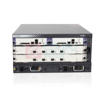 华三 H3C 路由器 SR6608-X 2个RSE-X3主控，接口卡：1个8口千兆电、1个4口千兆光+4口千兆电、1个2口万兆光，Comware V7标准版，5米SFP+电缆、双交流电源 