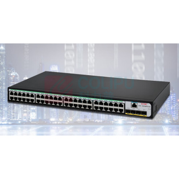 华三 H3C (H3C)S5048PV5-EI 48口千兆电+4千兆光纤口二层网管企业级网络交换机 IPv6/划分VLAN 