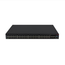 华三 H3C 交换机 LS-5570S-54S-EI 支持48个10/100/1000BASET电口,支持6个1G/10G BASEX SFP Plus端口,SFP+电缆3m,可插拔AC(70W)电源模块两个,基本维保7x10xND