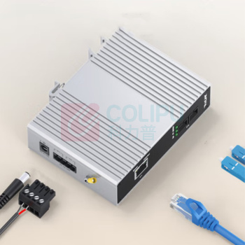 netLINK 百兆1光1电工业级交换机 单模双纤光纤收发器 导轨式 HTB-6000-10S-1FX1FT-25KM