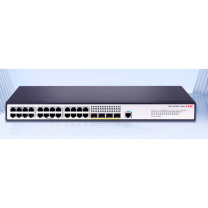 华三 交换机 S5130V2-28P-LI 24口千兆电+4千兆光纤口三层网管企业级网络交换机