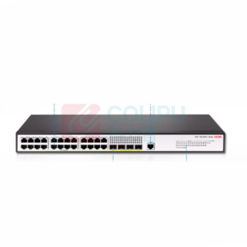 华三 交换机 S5130V2-28P-LI 24口千兆电+4千兆光纤口三层网管企业级网络交换机