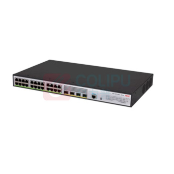 华三 交换机 S5130V2-28P-PWR-LI 24口千兆电+4千兆光纤口三层网管企业级网络交换机 POE网线供电240W