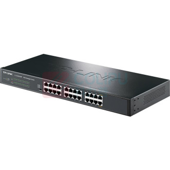 普联(TP-LINK)24口千兆POE供电交换机TL-SG2024MP企业级网络摄像头专用安防监控网线分线器