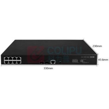 华三 千兆电可管理二层汇聚接入交换机 S5130S-10P-HPWR-EI 125W