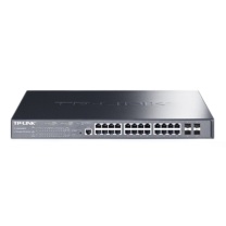 普联 TP-LINK 企业级三层网管POE交换机 TL-SG5428PE 24口千兆/370W POE供电交换器网线分线器分流器