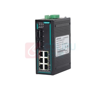 迈威 8口百兆 网管型环网工业以太网交换机 电交换机 卡轨式安装 MISCOM6208-2S 单模2光6电、AD220V单电源