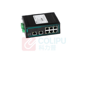 迈威 8口百兆 网管型环网工业以太网交换机 电交换机 卡轨式安装 MISCOM6208-2S 单模2光6电、AD220V单电源