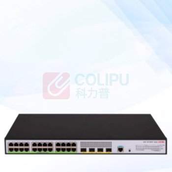 华三 网络交换机 S5130V2-28P-HPWR-LI 24口千兆电+4千兆光纤口/POE供电375W/IPv6/堆叠