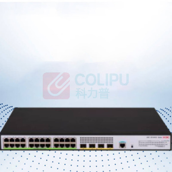 华三 网络交换机 S5130V2-28P-HPWR-LI 24口千兆电+4千兆光纤口/POE供电375W/IPv6/堆叠