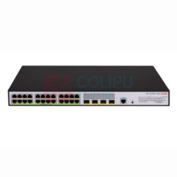 华三 网络交换机 S5130V2-28P-HPWR-LI 24口千兆电+4千兆光纤口/POE供电375W/IPv6/堆叠