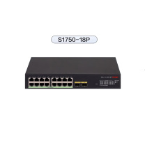 华三 二层网管企业级网络交换机 S1750-18P 16电口+2光口全千兆 加单个千兆单模双纤光模块 3年保 上门安装调试