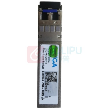 华三 万兆单模光模块 SFP-XG-LX-SM1310-S 57.5mm*14.55mm*12.05mm 1310nm,10km,LC