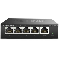 普联 TP-LINK 交换机 SF1005P 5口百兆4口POE非网管