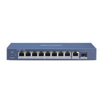 海康威视 HIKVISION 非网管交换机 DS-3E0510SP-E 10口千兆 PoE
