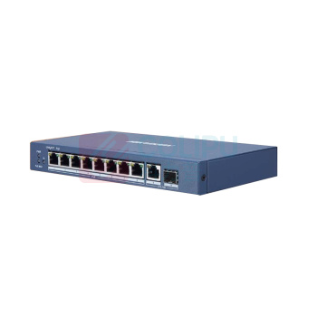 海康威视 HIKVISION 非网管交换机 DS-3E0510SP-E 10口千兆 PoE
