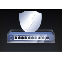 海康威视 HIKVISION 10口全千兆POE交换机网线分流网络集线分线器 DS-3E0510P-E 