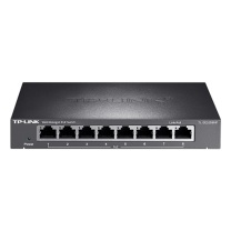 普联 TP-LINK Web网管 分线器 分流器 集线器 PoE交换机 TL-SG2008MP 全千兆 8口 千兆PoE供电