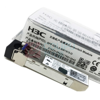 华三 H3C 千兆单模双纤光模块(1310nm,10km,LC) 华三光模块 SFP-GE-LX-SM1310-D 