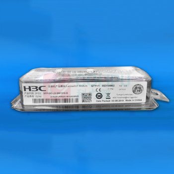 华三 H3C 千兆单模双纤光模块(1310nm,10km,LC) 华三光模块 SFP-GE-LX-SM1310-D 