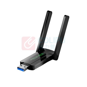 璐克斯 无线网卡台式电脑wifi接收器 AC1300 双天线 货期35天