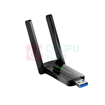璐克斯 无线网卡台式电脑wifi接收器 AC1300 双天线 货期35天