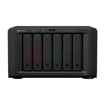 群晖 Synolog NAS网络存储服务器 DS1621+ 四核心 六盘位 企业云存储 数据备份 72TB版(含6块红盘Plus 12TB)