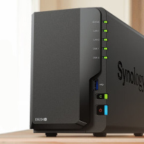 群晖 Synolog NAS网络存储服务器 DS224+ 配希捷硬盘8T*2块 四核心 双盘位