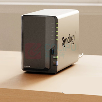 群晖 Synolog NAS网络存储服务器 DS224+ 配希捷硬盘8T*2块 四核心 双盘位