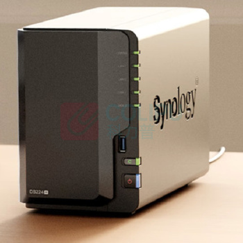 群晖 Synolog NAS网络储存器 DS225+ (黑色) 含2块4T硬盘