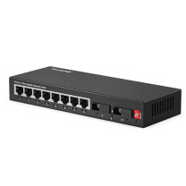netLINK 收发器 HTB-GS-03 20KM 千兆 2光8电 单模双纤
