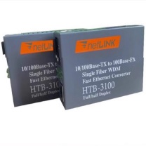 netLINK 收发器 HTB-3100-25KM-A/B 百兆单纤单模(A和B)