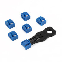 信霆 网络端口锁 XT-RJ45AQS 13×9×49mm50个/包 (蓝色)