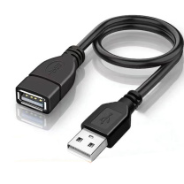 极一 USB3.0延长线 1.5米 公对母 (黑色)