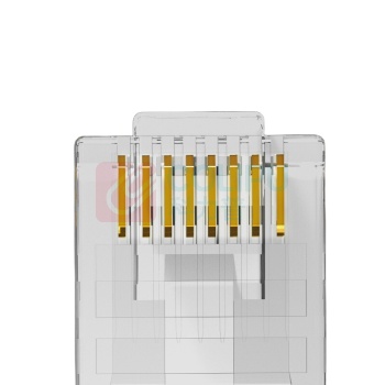 麦森特 MAXCENT 超五类水晶头超5类RJ45网络水晶头8P8C电脑网线接头六类非屏蔽Cat5e水晶头 MJF-C5100 100个/盒