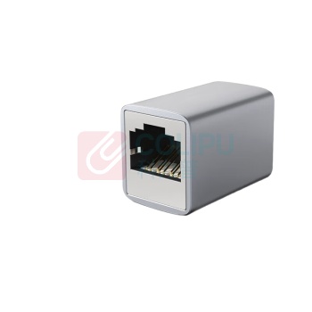 也仁 网线延长器对接头 YR-HW46W (灰色) 接口类型:RJ45 材质:无氧铜;铝 规格:30.6×18.9×21.9mm