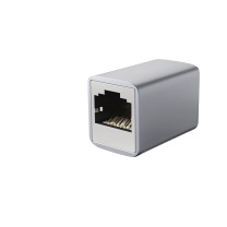 也仁 网线延长器对接头 YR-HW46W (灰色) 接口类型:RJ45 材质:无氧铜;铝 规格:30.6×18.9×21.9mm