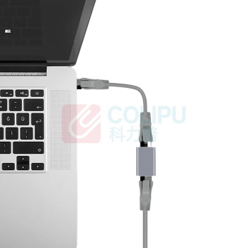 也仁 网线延长器对接头 YR-HW46W (灰色) 接口类型:RJ45 材质:无氧铜;铝 规格:30.6×18.9×21.9mm