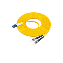 优普连 电信级光纤跳线 尾纤 光纤线 延长线 LC-LC LC-ST 单模 双芯 双工 3M5米 3米 千兆万兆 入户线