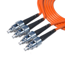 乐威达 收发器尾纤跳线 入户光纤线 LWD-50ST-ST02 电信级ST-ST多模双芯50/125 2