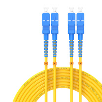 EB-LINK 工程电信级光纤跳线尾纤 IDC机房数据中心 10米 SC-SC 单模 双芯 LSZH 低烟无卤 阻燃