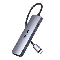 飞利浦 PHILIPS TYPE-C转HDMI 扩展坞 SWR1607C/93 108.8×26.9×14.85mm