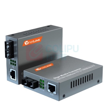 netLINK 千兆多模双纤光纤收发器 HTB-GM-03 光电转换器 850nm 0~550米